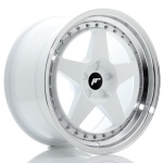 Janta aliaj Japan Racing JR6 18x9,5 ET20-40 5H BLANK White w/Machined Lip