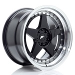 Janta aliaj Japan Racing JR6 18x10,5 ET25 5x114,3/120 Gloss Black w/Machined Lip