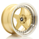 Janta aliaj Japan Racing JR6 18x10,5 ET0-25 5H BLANK Gold w/Machined Lip