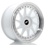 Janta aliaj Japan Racing JR26 17x8 ET20-35 BLANK White w/Machined Lip