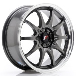 Janta aliaj Japan Racing JR5 16x7 ET30 5x100/114,3 Gun Metal w/Machined Lip