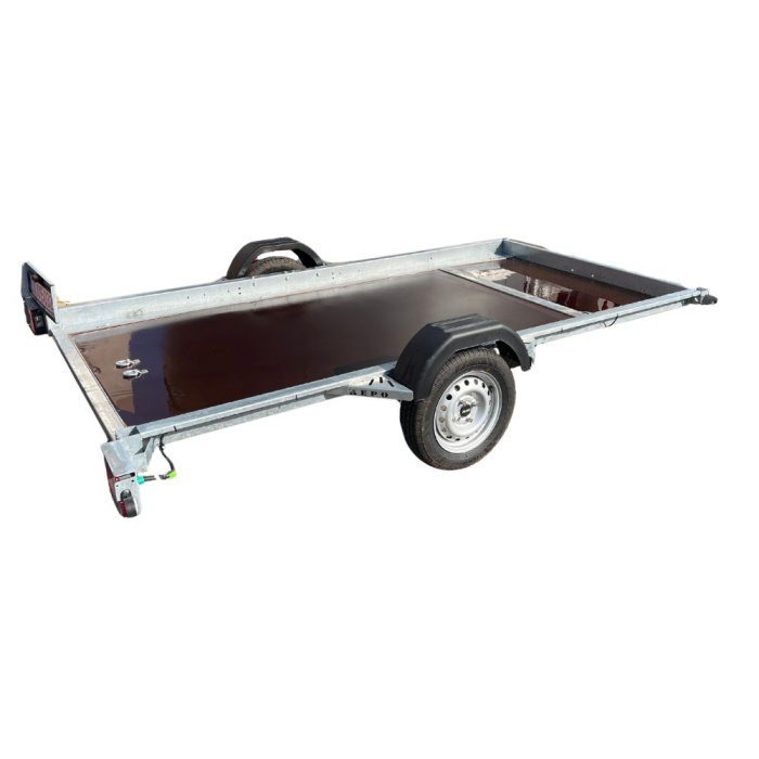 Remorcă auto basculabilă 750kg REPO 300x150 – 3015/07 - imagine 3