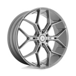 Janta aliaj Asanti Black 22x9.5 6X139.7 TITANIUM BRUSHED ET 38 CB 100.3 ABL38-22956238TBBRW