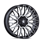 Janta aliaj ATV SSV UTV MSA Offroad Wheels GLOSS BLACK MACHINED 15x7 4X137/4X156 ET10 CB110.1 MA050BD15704A10BRW