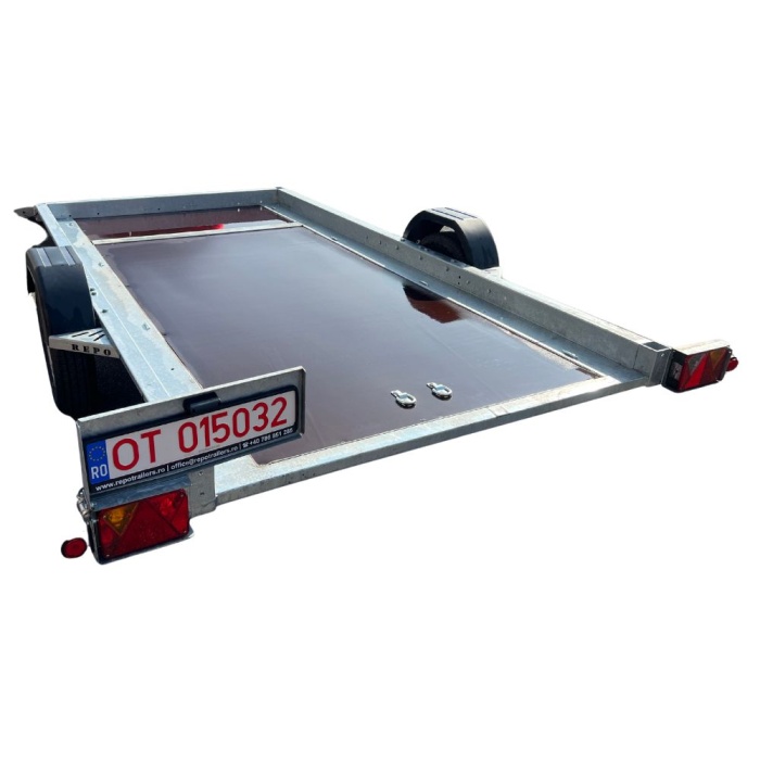 Remorcă auto basculabilă 750kg REPO 300x150 – 3015/07 - imagine 7