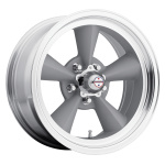 Janta aliaj American Racing Vintage 15x5 5X120.65 VINTAGE SILVER MACHINED LIP ET -6 CB 83.06 VN3095561BRW