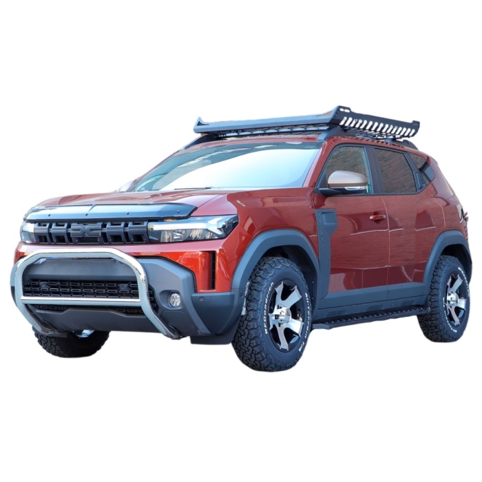 Bullbar fata Dacia Duster 3 4x4 4x2 Hybrid Arp Evo Chrome - imagine 3
