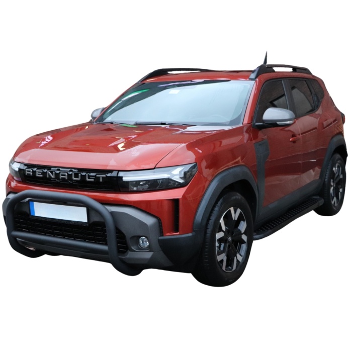 Bullbar fata Dacia Duster 3 4x4 4x2 Hybrid Arp Evo Black - imagine 3