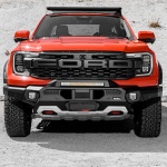 Bara față aluminiu Ford Ranger Raptor 2022+ – Rival 4x4, 6 mm, negru - imagine 4