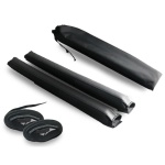 Roof Bar Pad L (85 cm) – Set 2 bucăți cu chingi cu cataramă de fixare (3 m) - imagine 3