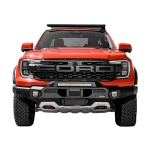 Bara față aluminiu Ford Ranger Raptor 2022+ – Rival 4x4, 6 mm, negru - imagine 2