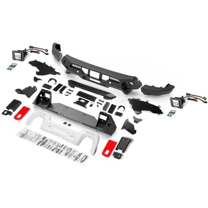 Bara față aluminiu Ford Ranger Raptor 2022+ – Rival 4x4, 6 mm, negru - imagine 5