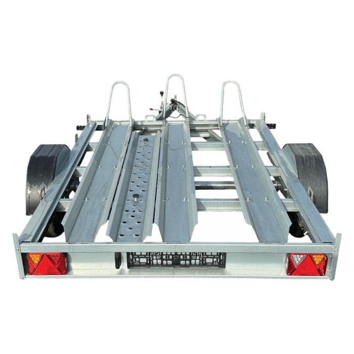Remorca auto 750 Kg transport moto & ATV basculabila REPO HECA 2125 x 1500 mm - imagine 4
