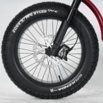 Bicicletă electrică fat bike 20 inch Ape Ryder Gibbon Fiery Red, 250W, 48V 20Ah, 25 km/h, autonomie 70 km, display LCD - imagine 7