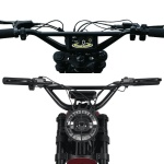 bicicleta electrica cu Ape Ryder Gibbon Fiery Red ghidon, far , display