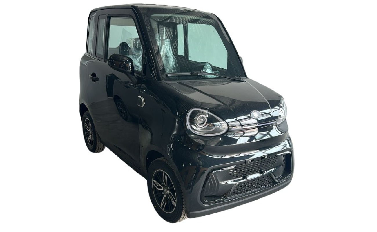 Mașină electrică fără permis 25 km/h Kuba Q-EN Negru, 2 locuri, autonomie 149 km