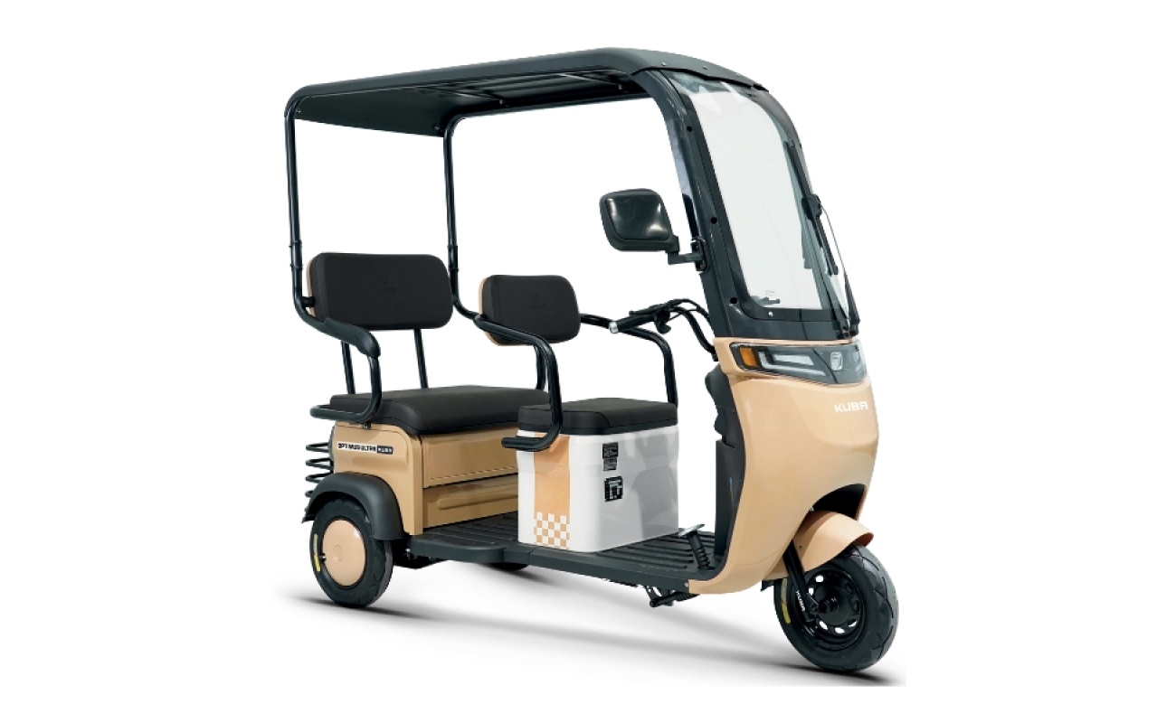 triciclu electric fără permis Kuba Optimus Ultra cabină 2+1 persoane