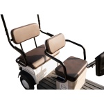 Triciclu electric fără permis 25km/h Kuba Optimus Ultra cabină 2+1 persoane autonomie 50km - imagine 5