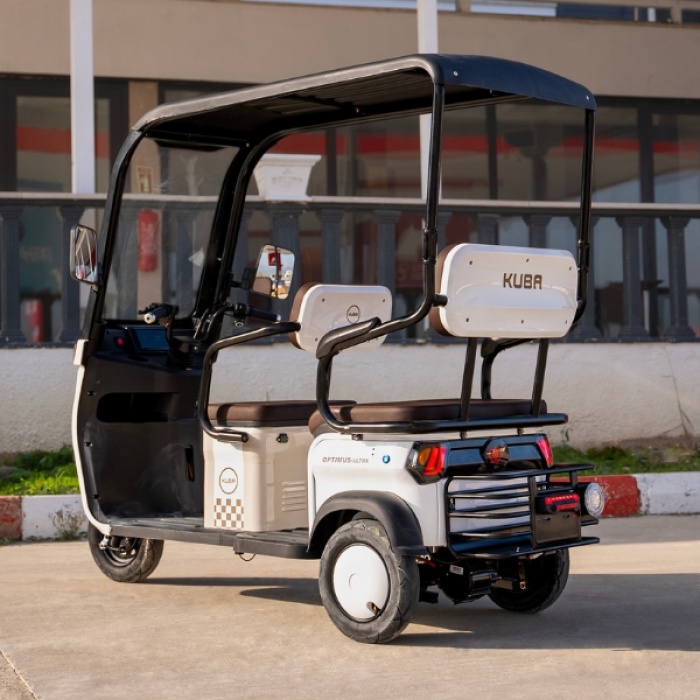 Triciclu electric fără permis 25km/h Kuba Optimus Ultra cabină 2+1 persoane autonomie 50km - imagine 8