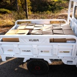 Platformă transport marfă 1210x920 mm triciclu electric Kuba E-Kamyonet