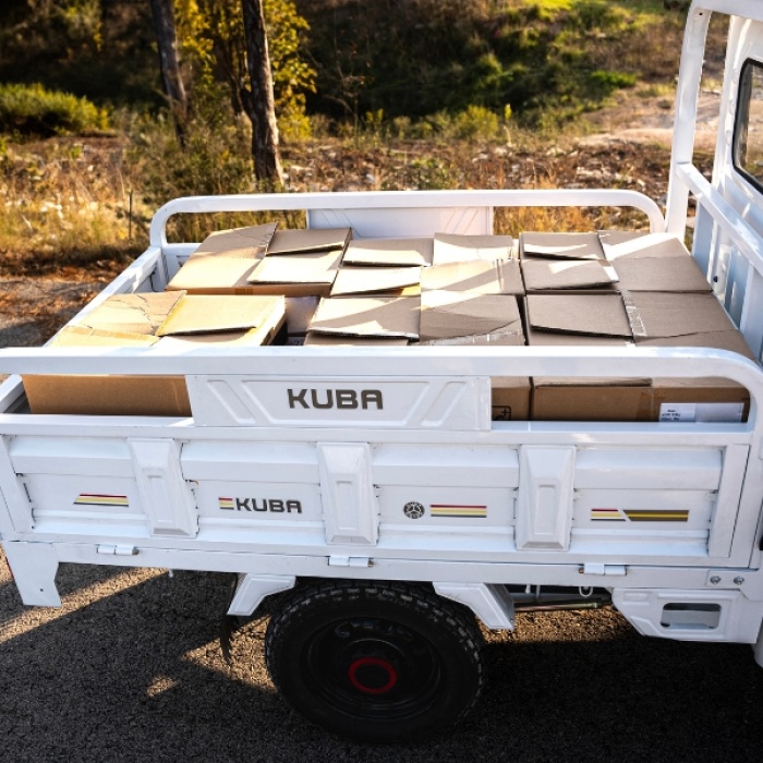 Platformă transport marfă 1210x920 mm triciclu electric Kuba E-Kamyonet