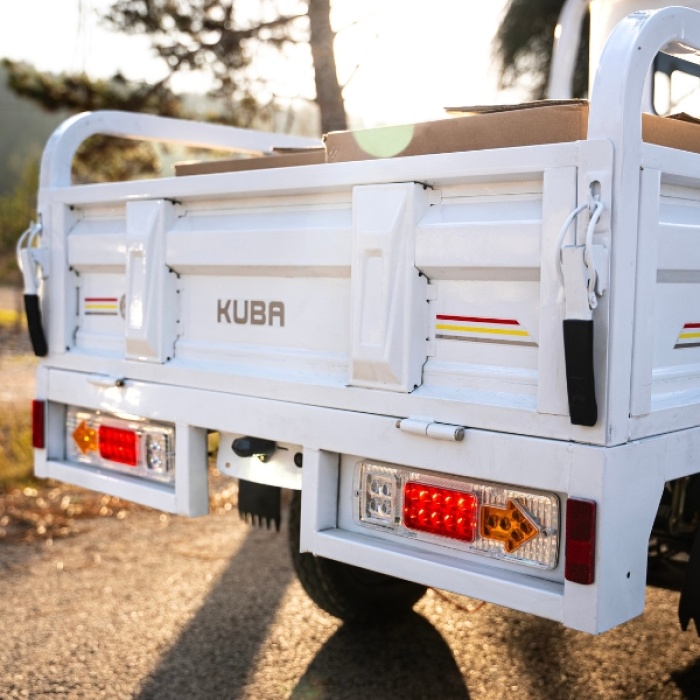 Benă triciclu electric cargo Kuba E-Kamyonet capacitate 406 kg