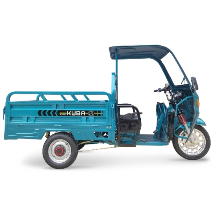triciclu electric cargo fără permis Kuba GL35000 cu cabină benă transport marfă