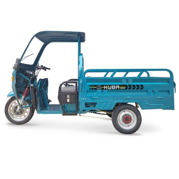Triciclu electric cargo fără permis Kuba GL35000 25km/h cu cabină – autonomie 60-70 km, motor 1500W - imagine 7