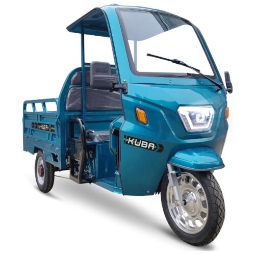 triciclu electric cargo fără permis Kuba GL35000 cu cabină benă transport marfă