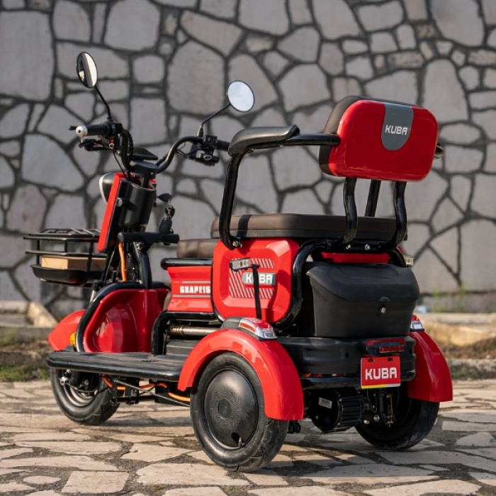 Triciclu electric fără permis 25km/h Kuba Grape 15 2 persoane autonomie 40-50km - imagine 8