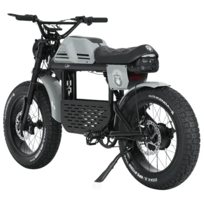 Bicicletă electrică fat bike 20 inch Ape Ryder Gibbon Slate Gray, 250W, 48V 20Ah, 25 km/h, autonomie 70 km, display LCD - imagine 3
