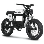 bicicleta electrica fat bike 20 inch Ape Ryder Gibbon Pure White