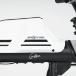 Bicicletă electrică fat bike 20 inch Ape Ryder Gibbon Pure White, 250W, 48V 20Ah, 25 km/h, autonomie 70 km, display LCD - imagine 4
