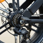 Bicicletă electrică Ape Ryder Baboon Black, 250W, 48V 14.5Ah, 25 km/h, autonomie 50 km, roți 20", display LCD - imagine 10