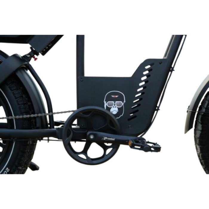 Bicicletă electrică Ape Ryder Baboon Black, 250W, 48V 14.5Ah, 25 km/h, autonomie 50 km, roți 20", display LCD - imagine 11