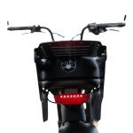 Bicicletă electrică Ape Ryder Baboon Black, 250W, 48V 14.5Ah, 25 km/h, autonomie 50 km, roți 20", display LCD - imagine 13