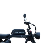Bicicletă electrică Ape Ryder Baboon Black, 250W, 48V 14.5Ah, 25 km/h, autonomie 50 km, roți 20", display LCD - imagine 5