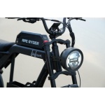 Bicicletă electrică Ape Ryder Baboon Black, 250W, 48V 14.5Ah, 25 km/h, autonomie 50 km, roți 20", display LCD - imagine 6