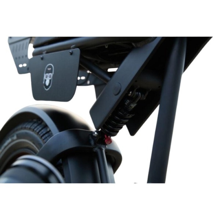 Bicicletă electrică Ape Ryder Baboon Black, 250W, 48V 14.5Ah, 25 km/h, autonomie 50 km, roți 20", display LCD - imagine 8