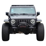 Troliu electric T-Max ForceView Titan 13000 lbs cu cablu Plasma premium montat pe bara Jeep Wrangler JL