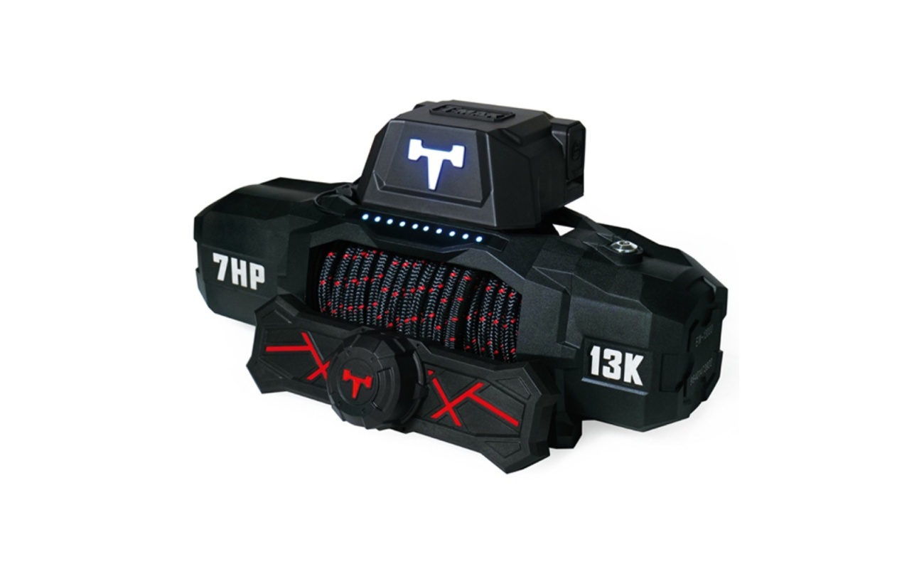 Troliu T-Max ForceView Titan FVT 13000 cu motor 7HP Series Wound și capacitate 13.000 lbs / 5897 kg