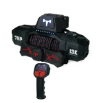 Troliu electric T-Max ForceView Titan 13000 lbs cu cablu Plasma premium și telecomandă wireless