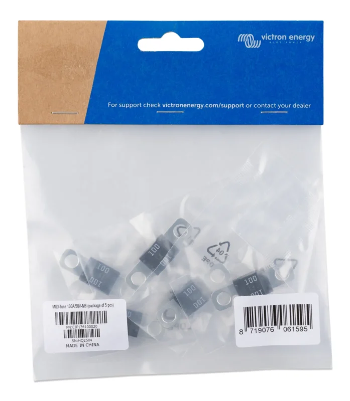 Siguranță Victron Energy MIDI-fuse 100A/58V-M6 (package of 5 pcs)