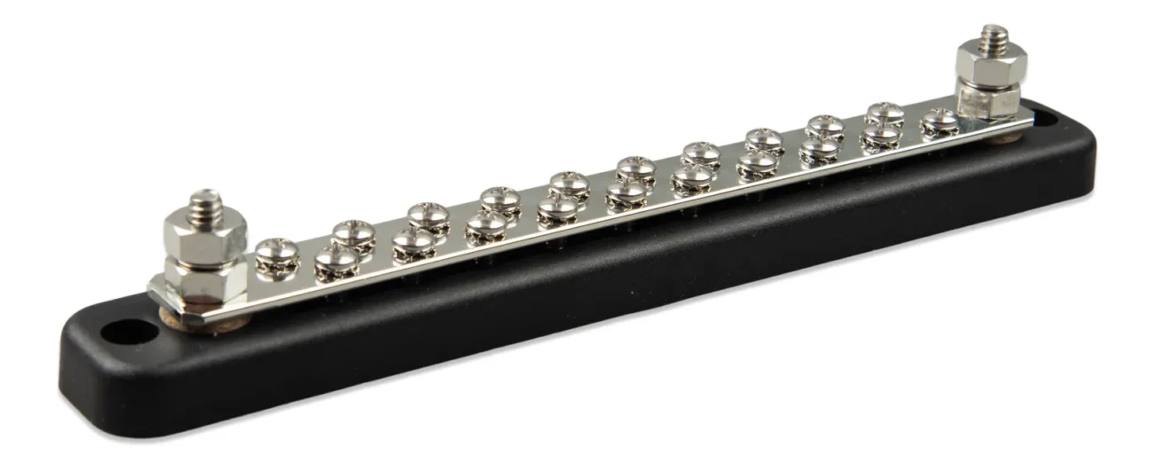 Victron Energy Busbar 150A 2P with 20 screws +cover