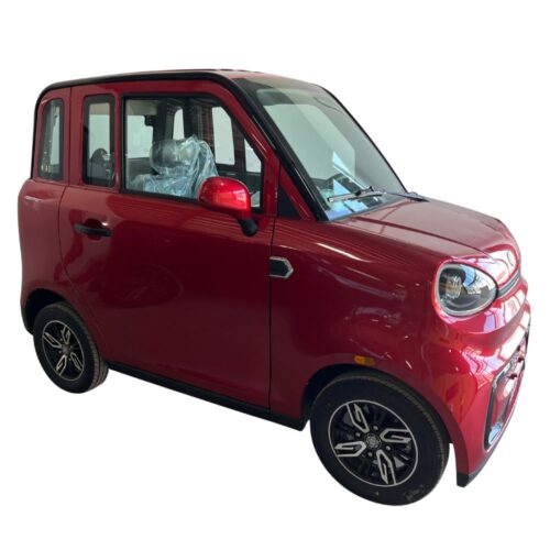 Mașină electrică fără permis Nieve Q-EN litiu LiFePO4 25 km/h 2 locuri roșu - imagine 9