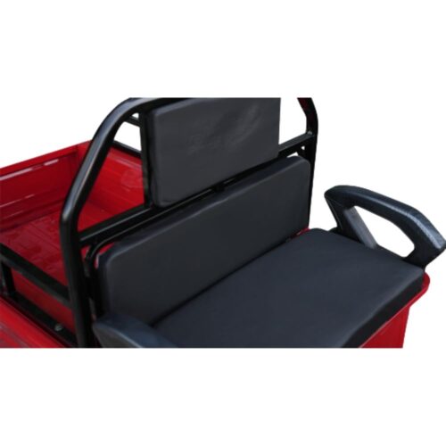 Scaun larg cu spătar pe triciclul electric cargo Kuba Cargo Trio