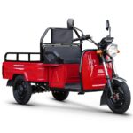Triciclu electric cargo Kuba Cargo Trio roșu