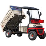 Camionetă electrică fără permis Skyjet VIP Cargo 25km/h 3000W litiu 98km 2 locuri roșu - imagine 7