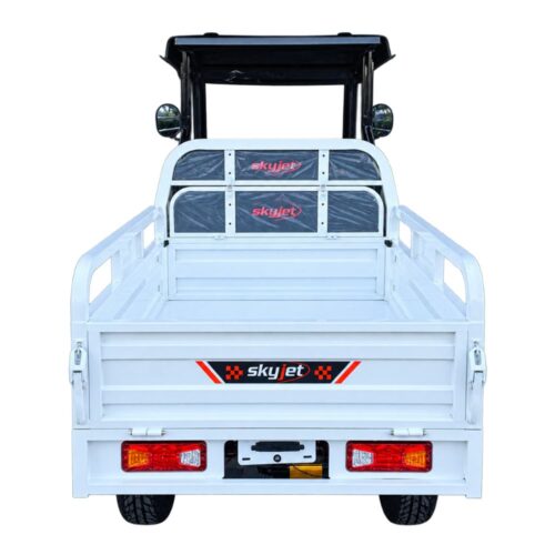 Camionetă electrică fără permis Skyjet VIP Cargo 25km/h 3000W litiu 98km 2 locuri roșu - imagine 6
