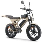 Bicicletă electrică Ape Ryder Mandrill Ultra Sand - vedere laterală